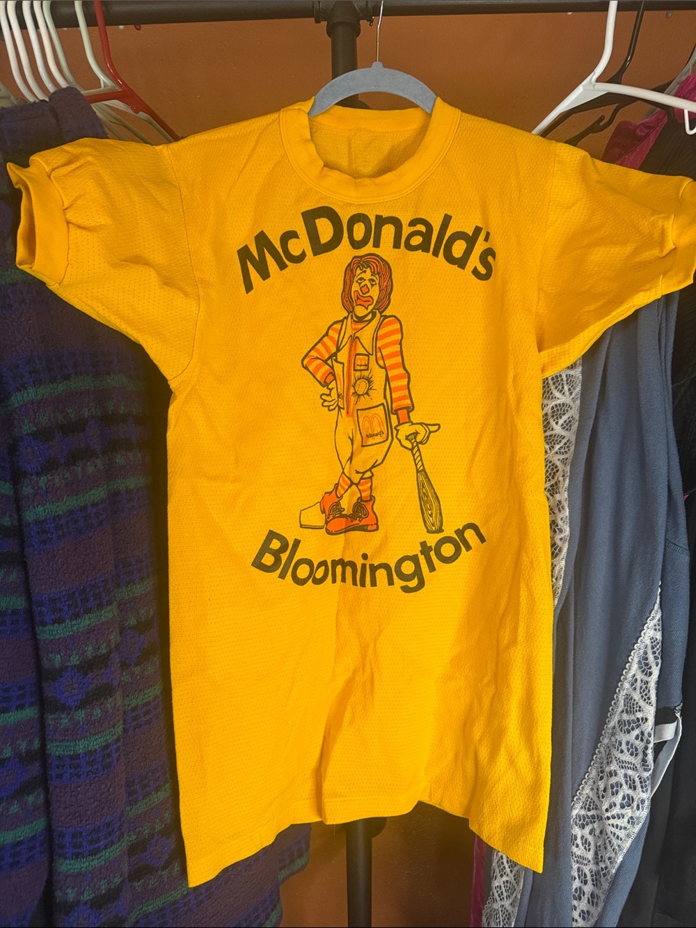 McDonald's Yellow Graphic Ronald McDonald Tee